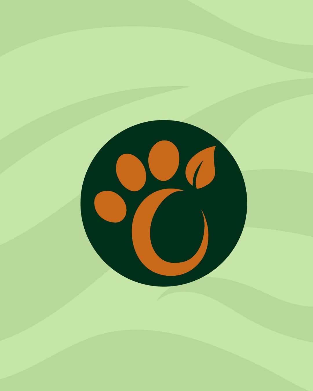 Pet Footprint logo concept