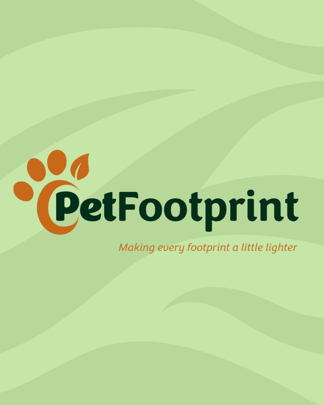 Pet Footprint logo mockup